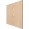 Ekena Millwork 15 3/4W x 15 3/4H x 1/4T Wood Hobby Board, Red Oak HBW16X16X250ARO - alternate 2